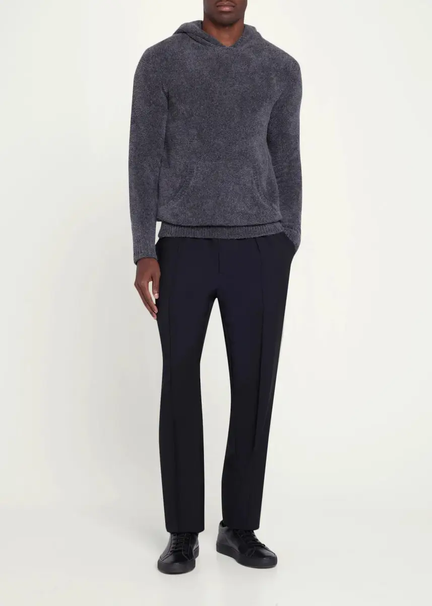 Gabriela Hearst Men's Datum Cashmere and Silk Hoodie | Thumbnail 2 Gabriela Hearst Men's Datum Cashmere and Silk Hoodie | Thumbnail 2