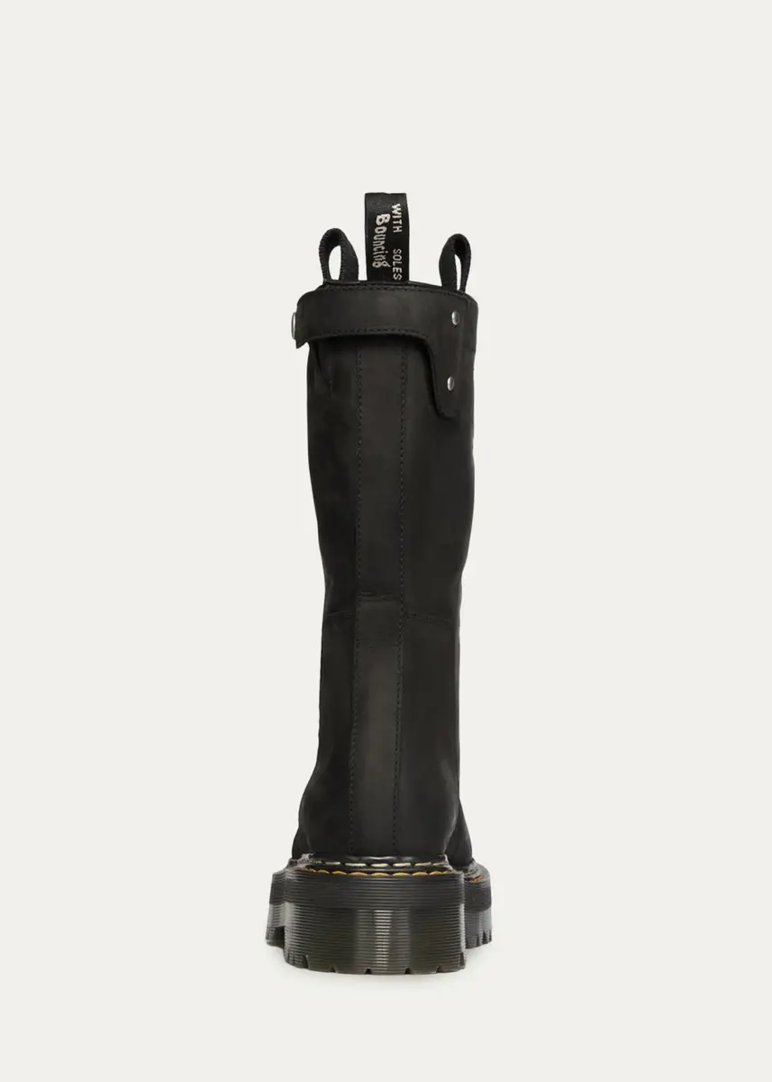 Rick Owens x Dr. Martens Men's FW26 Quad Sole Nubuck Leather Pull-On Boots | Thumbnail 2 Rick Owens x Dr. Martens Men's FW26 Quad Sole Nubuck Leather Pull-On Boots | Thumbnail 2