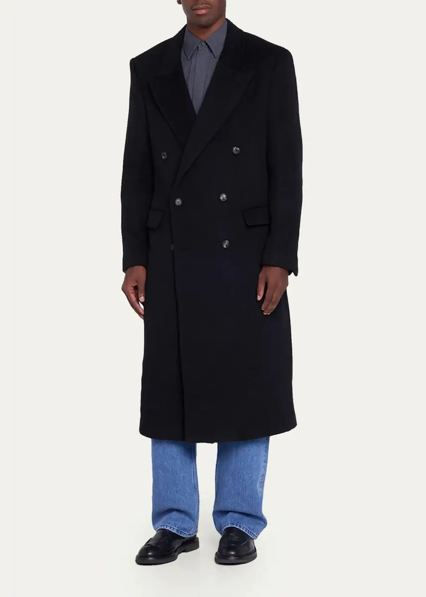 Gabriela Hearst Men's Brannick Cashmere Overcoat | Thumbnail 4 Gabriela Hearst Men's Brannick Cashmere Overcoat | Thumbnail 4