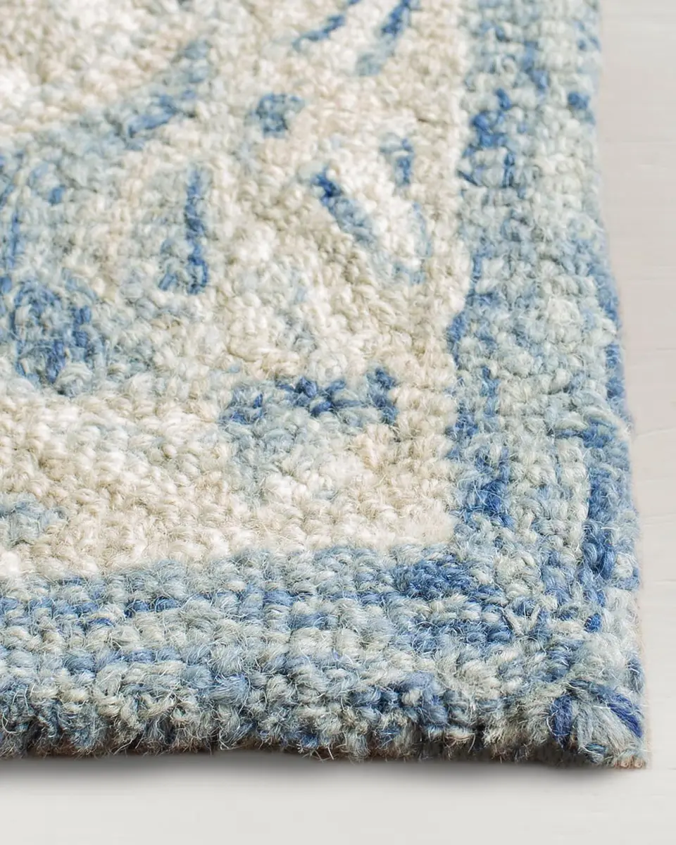 Lauren Ralph Lauren Percy Blue Hand-Woven Rug | Thumbnail 3 Lauren Ralph Lauren Percy Blue Hand-Woven Rug | Thumbnail 3