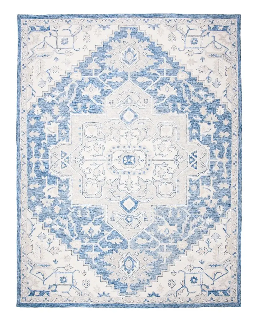Percy Blue Hand-Woven Rug Percy Blue Hand-Woven Rug