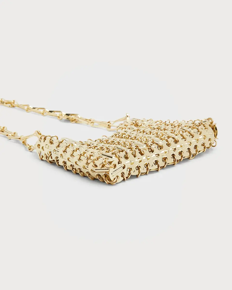 Rabanne Iconic Mini Brass Link Chain Shoulder Bag | Thumbnail 7 Rabanne Iconic Mini Brass Link Chain Shoulder Bag | Thumbnail 7