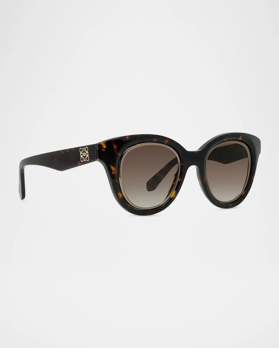 Loewe Mini Anagram 51mm Butterfly Sunglasses | Thumbnail 3 Loewe Mini Anagram 51mm Butterfly Sunglasses | Thumbnail 3