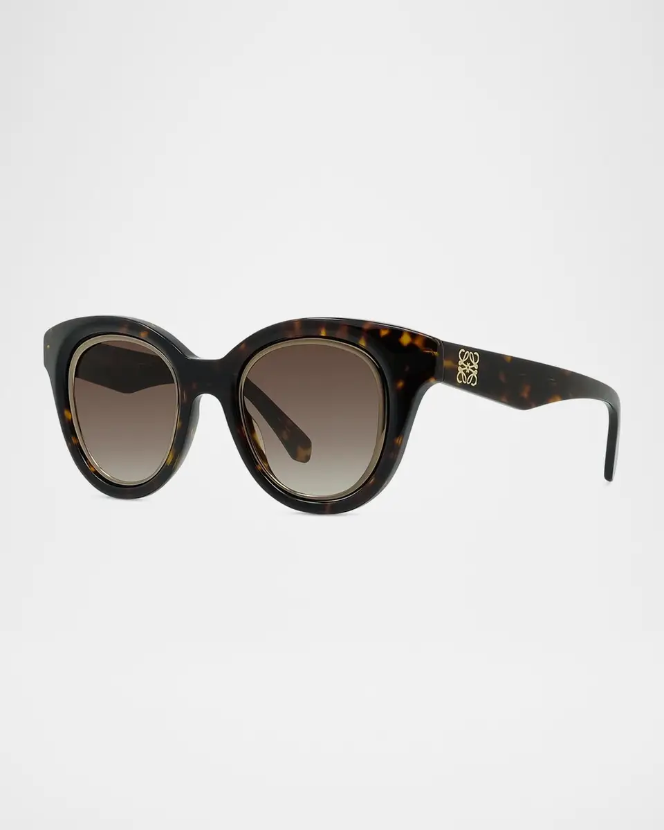 Loewe Mini Anagram 51mm Butterfly Sunglasses | Thumbnail 8 Loewe Mini Anagram 51mm Butterfly Sunglasses | Thumbnail 8