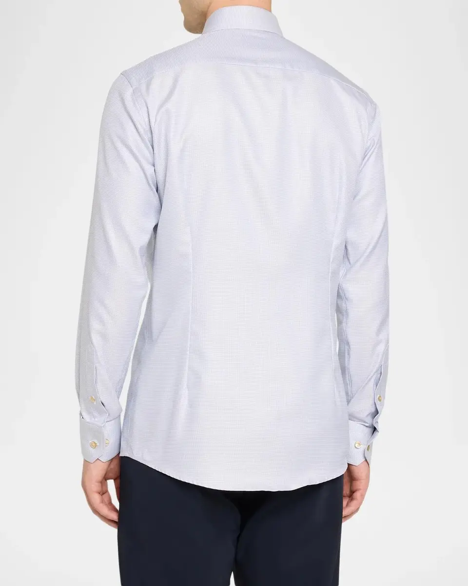 Eton Men's Slim Semi-Solid Cotton Dress Shirt | Thumbnail 3 Eton Men's Slim Semi-Solid Cotton Dress Shirt | Thumbnail 3