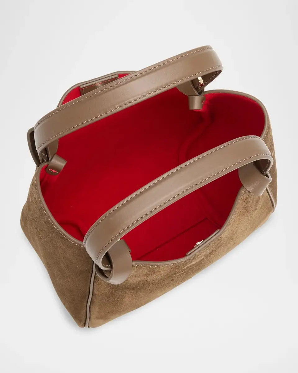 Christian Louboutin Bettina Mini Suede Tote Bag | Thumbnail 3 Christian Louboutin Bettina Mini Suede Tote Bag | Thumbnail 3