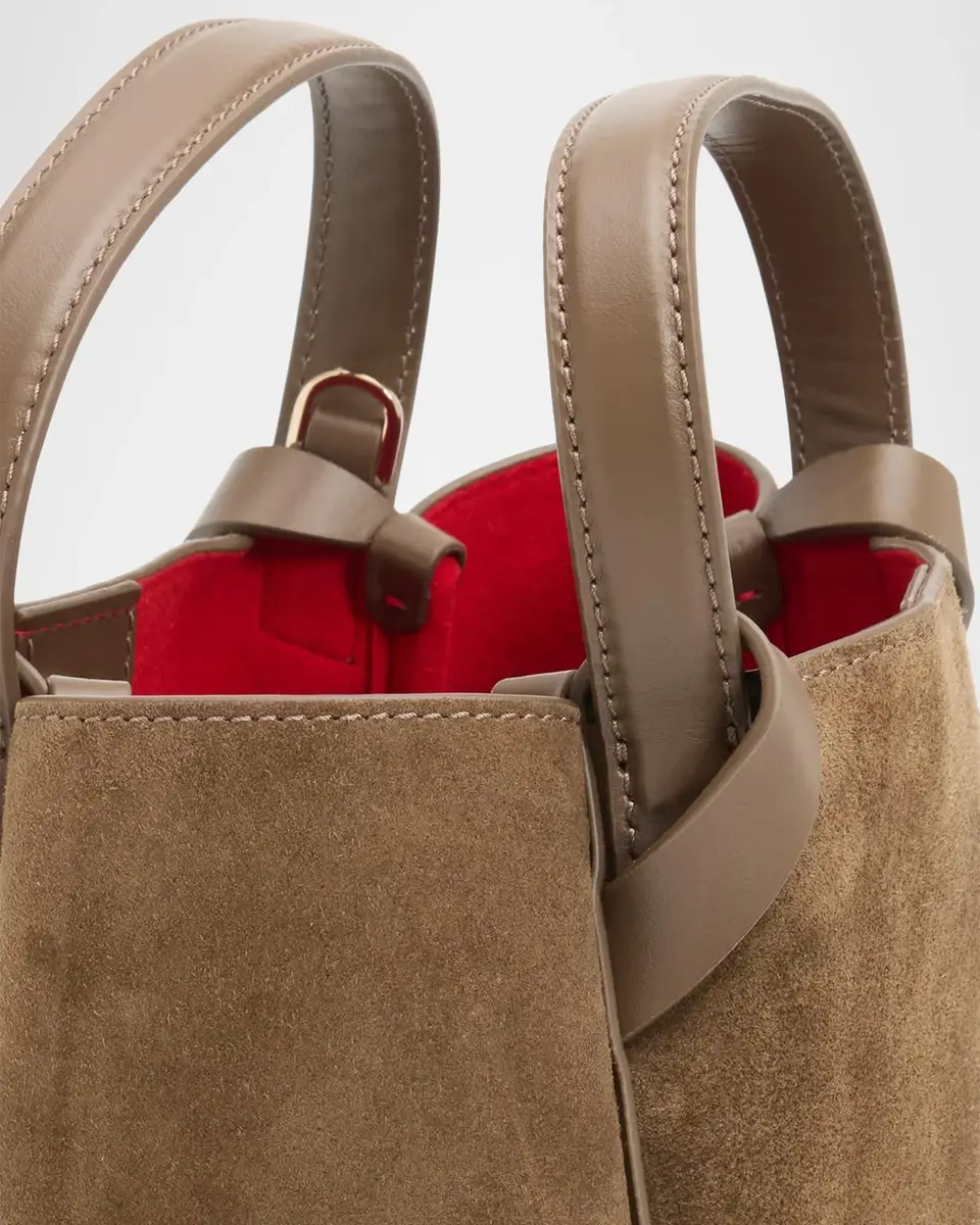 Christian Louboutin Bettina Mini Suede Tote Bag | Thumbnail 4 Christian Louboutin Bettina Mini Suede Tote Bag | Thumbnail 4