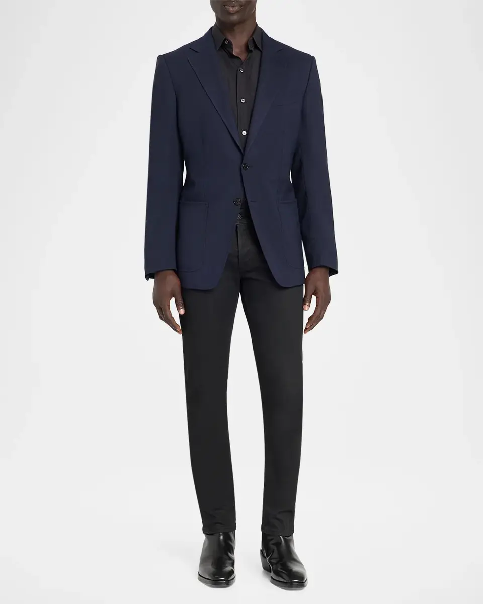 Tom Ford Men's Wool Hopsack Single-Breasted Sport Coat | Thumbnail 2 Tom Ford Men's Wool Hopsack Single-Breasted Sport Coat | Thumbnail 2