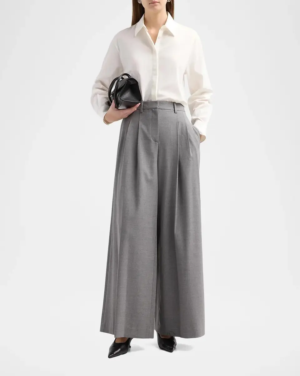 TWP Avery Pleated Wide-Leg Trousers | Thumbnail 2 TWP Avery Pleated Wide-Leg Trousers | Thumbnail 2
