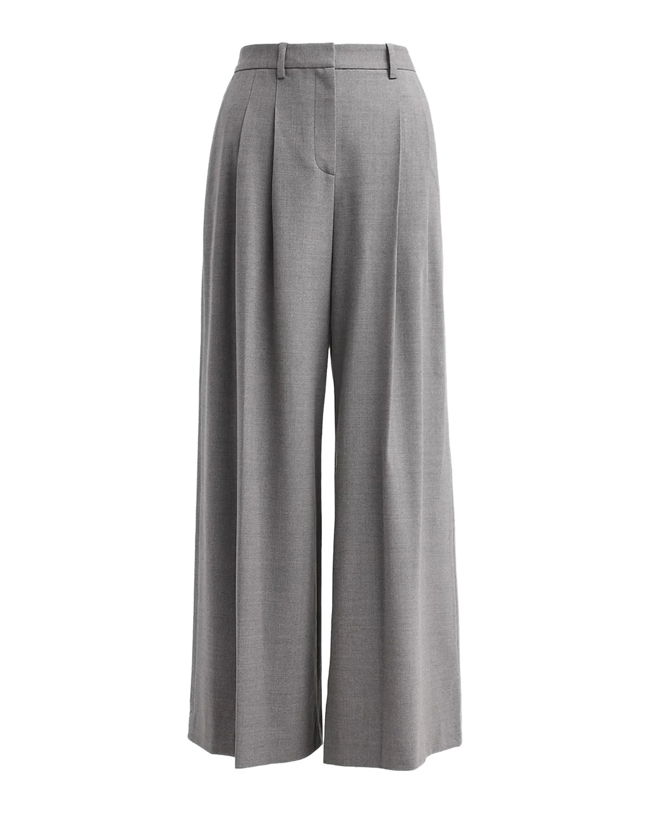 Avery Pleated Wide-Leg Trousers