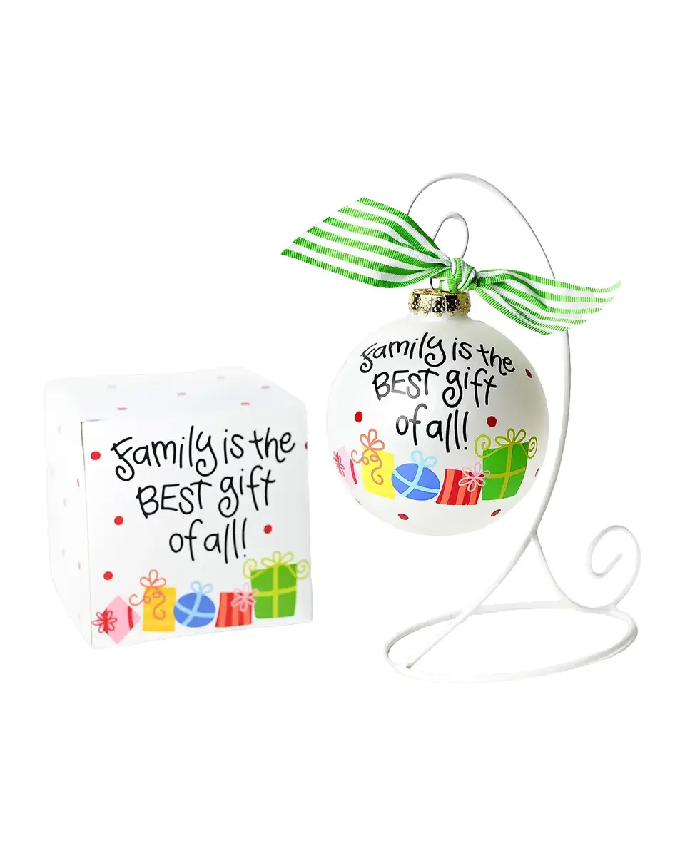 Coton Colors Family is the Best Gift Christmas Ornament with Stand | Thumbnail 2 Coton Colors Family is the Best Gift Christmas Ornament with Stand | Thumbnail 2