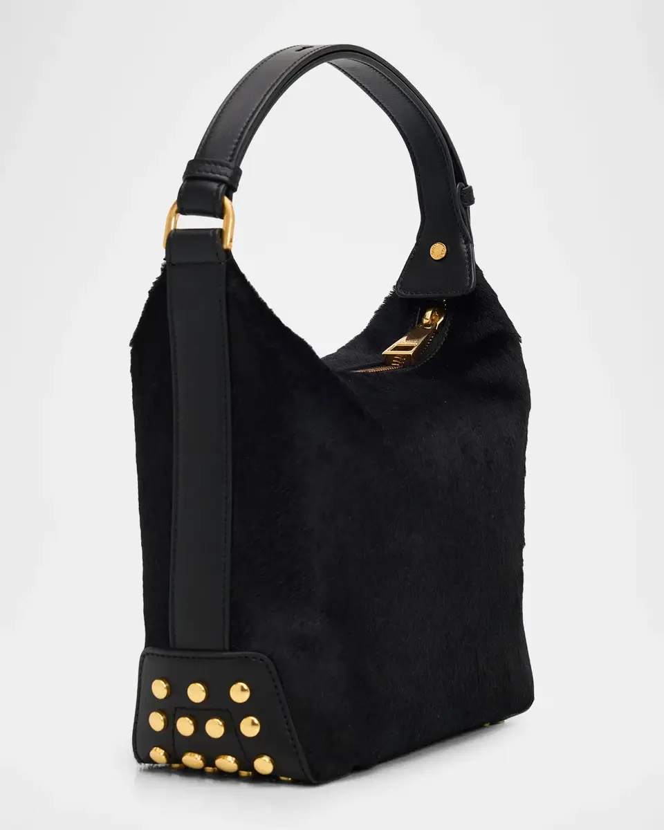 Tod's Mini Studded Calf Hair Top-Handle Bag | Thumbnail 3 Tod's Mini Studded Calf Hair Top-Handle Bag | Thumbnail 3
