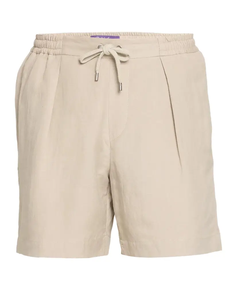 Ralph Lauren Purple Label Men's Silk-Linen Drawstring Shorts