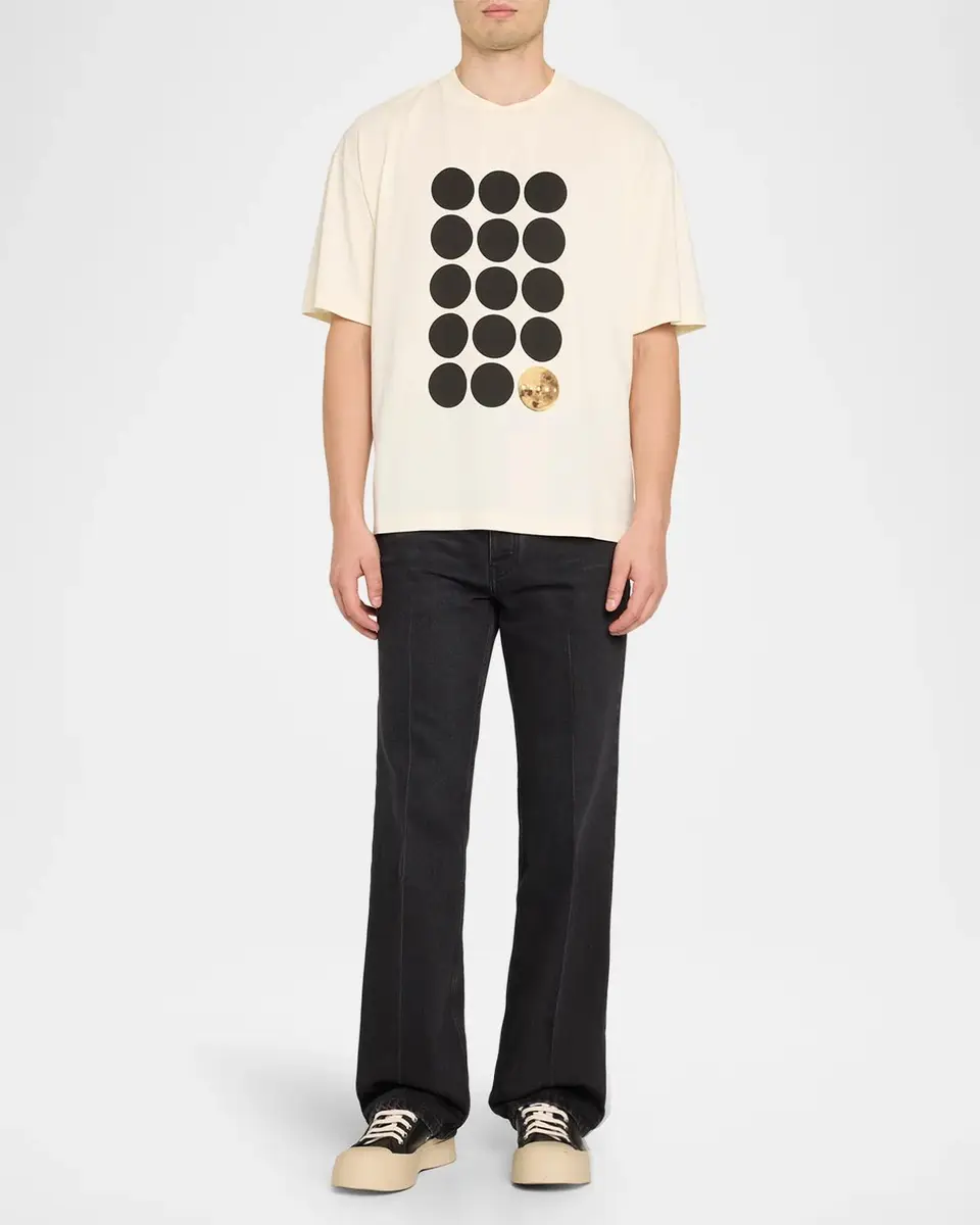 Marni Men's Charcoal Denim Flare Jeans | Thumbnail 2 Marni Men's Charcoal Denim Flare Jeans | Thumbnail 2