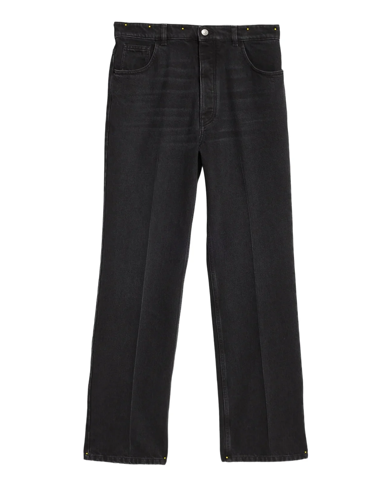 Marni Men's Charcoal Denim Flare Jeans