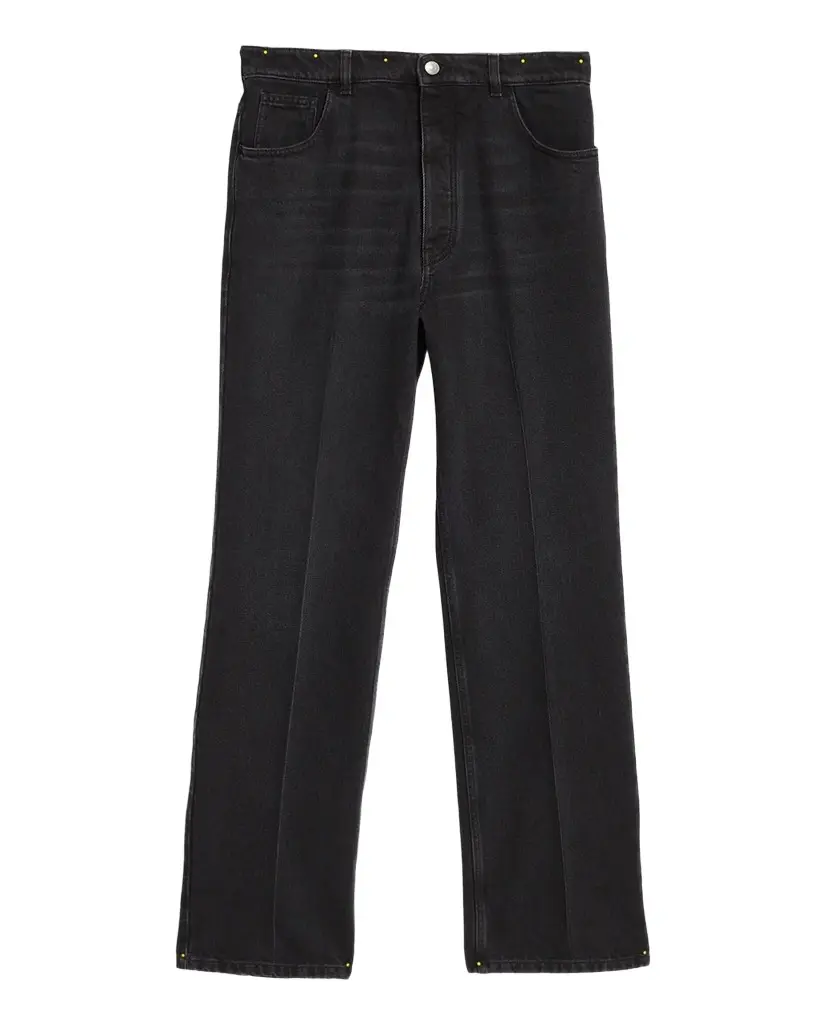 Marni Men's Charcoal Denim Flare Jeans