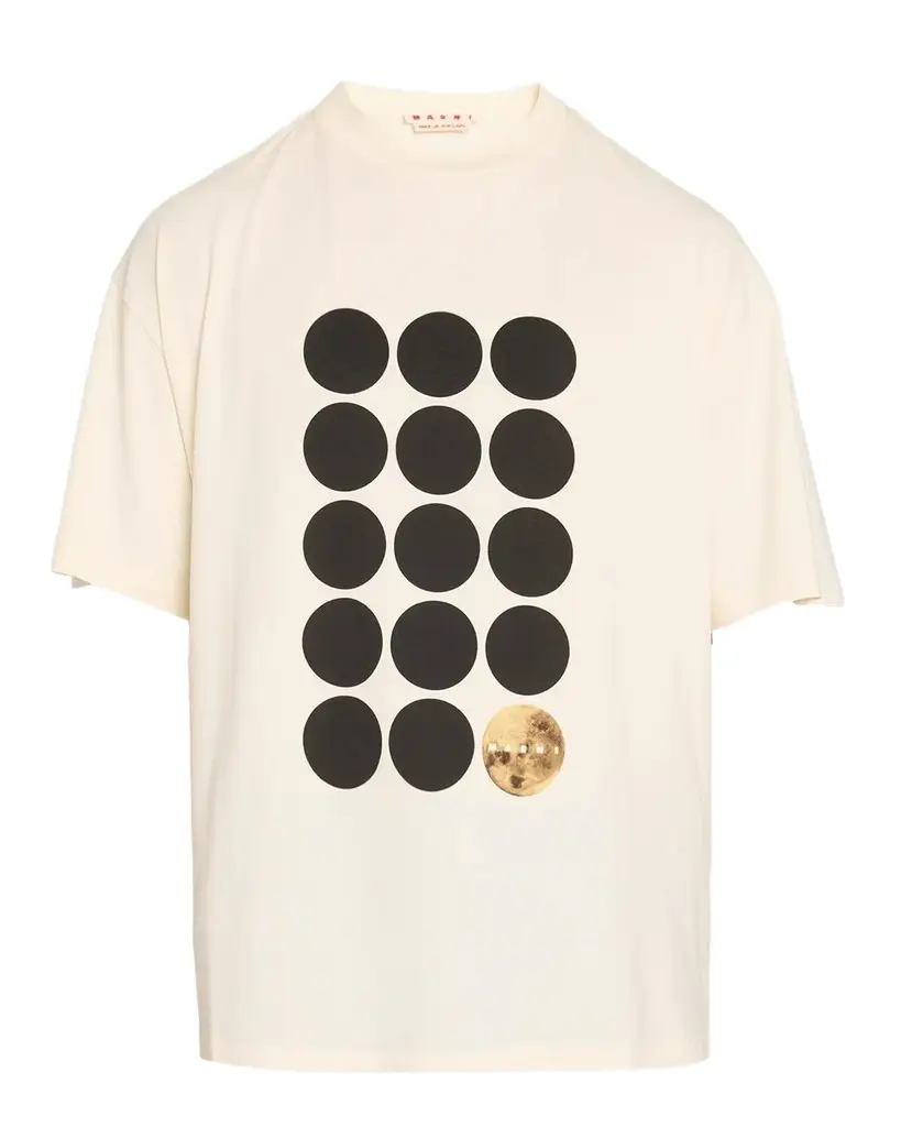 Marni Men's Cotton Graphic T-Shirt