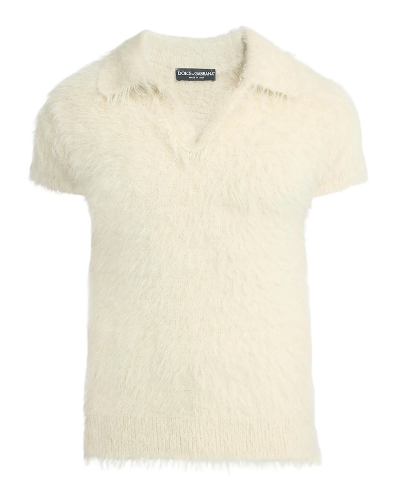 Dolce & Gabbana Men's Polo Short-Sleeve Sweater