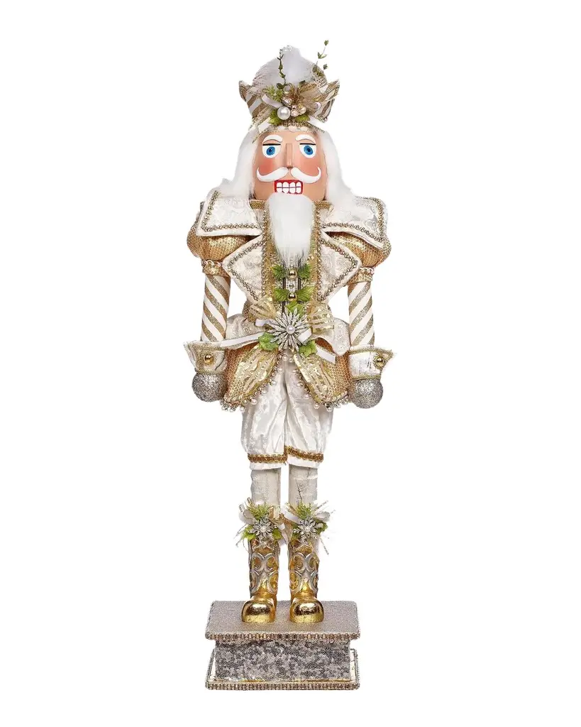 Mark Roberts Medium White Christmas Nutcracker Figure