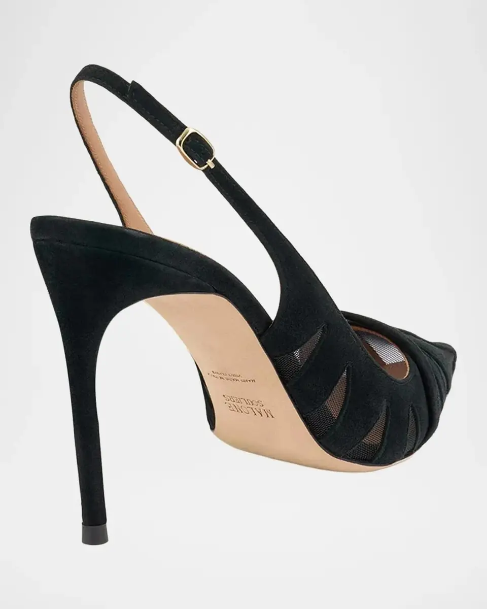 Malone Souliers Schiffer 90MM Slingback Pumps | Thumbnail 2