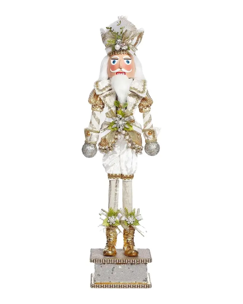 Mark Roberts Small White Christmas Nutcracker Figure
