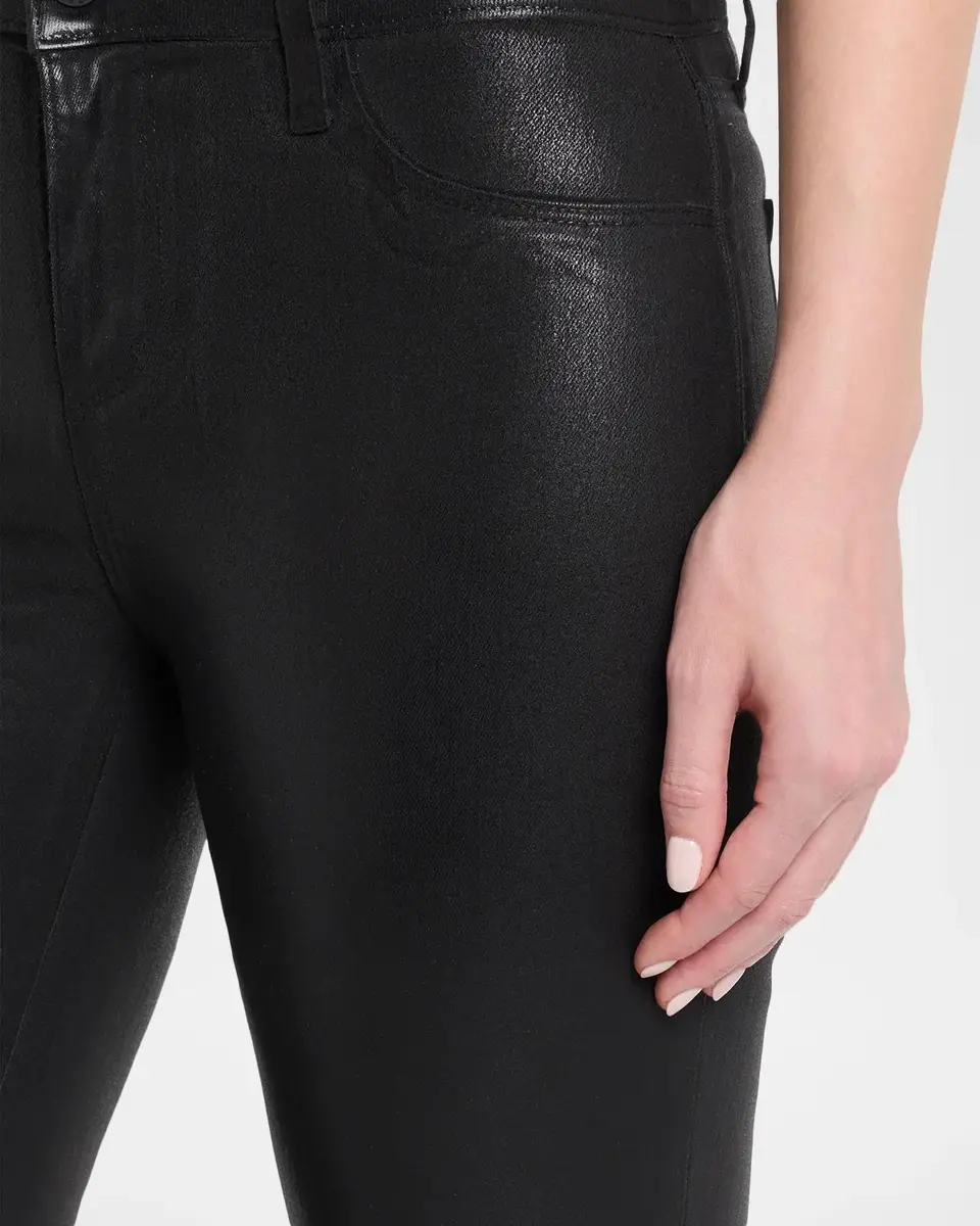 L'Agence Marty High-Rise Coated Flare Jeans | Thumbnail 5 L'Agence Marty High-Rise Coated Flare Jeans | Thumbnail 5