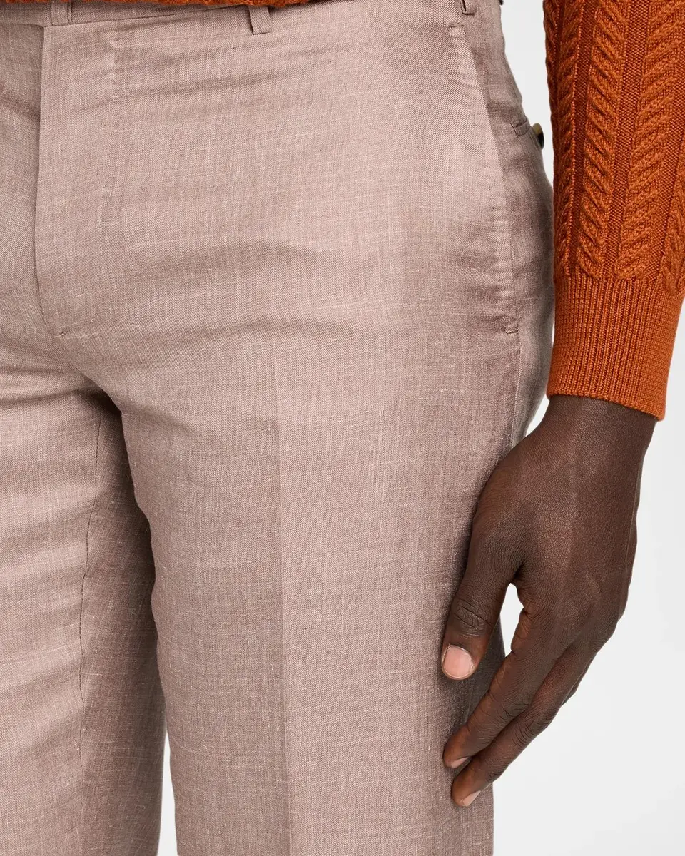 Isaia Men's Luxe Twill Pants with Side Tabs | Thumbnail 5 Isaia Men's Luxe Twill Pants with Side Tabs | Thumbnail 5