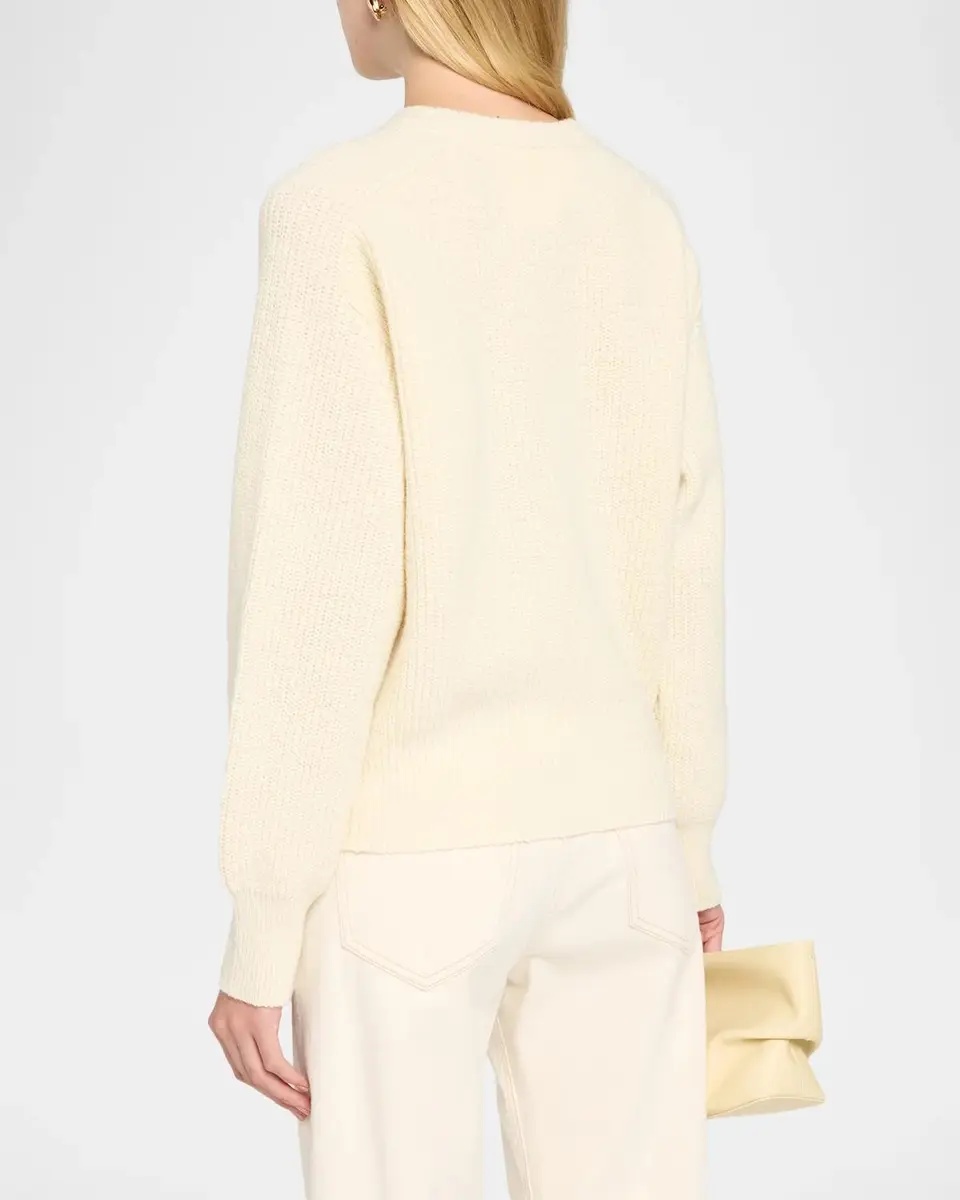 SLVRLAKE Florence Wool Crewneck Sweater | Thumbnail 3 SLVRLAKE Florence Wool Crewneck Sweater | Thumbnail 3