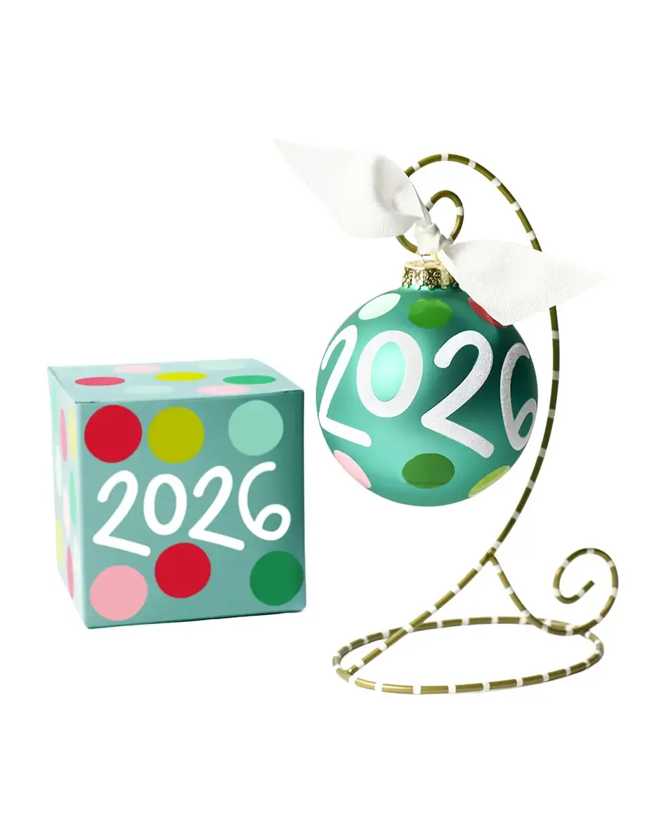 Coton Colors 2026 Glass Ornament & Stand | Thumbnail 2 Coton Colors 2026 Glass Ornament & Stand | Thumbnail 2
