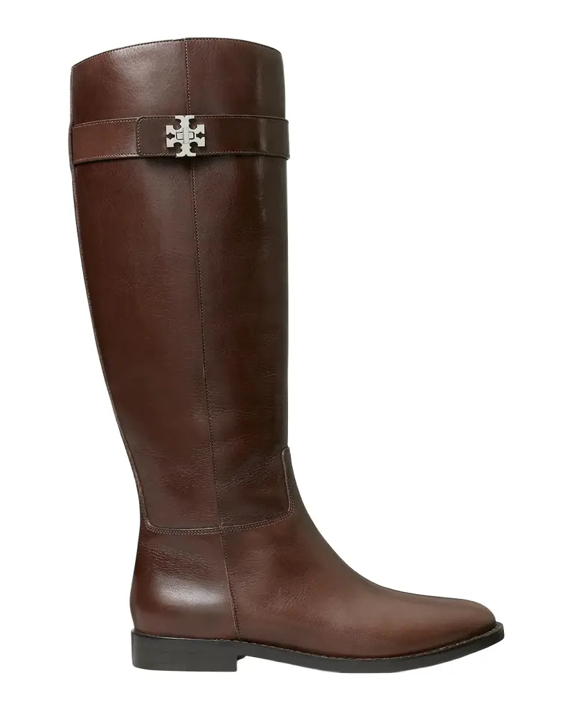Turnlock Leather Knee-High Riding Boots Turnlock Leather Knee-High Riding Boots