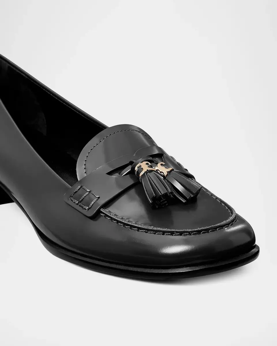 Tory Burch 30mm Leather Tassel Loafers | Thumbnail 2 Tory Burch 30mm Leather Tassel Loafers | Thumbnail 2
