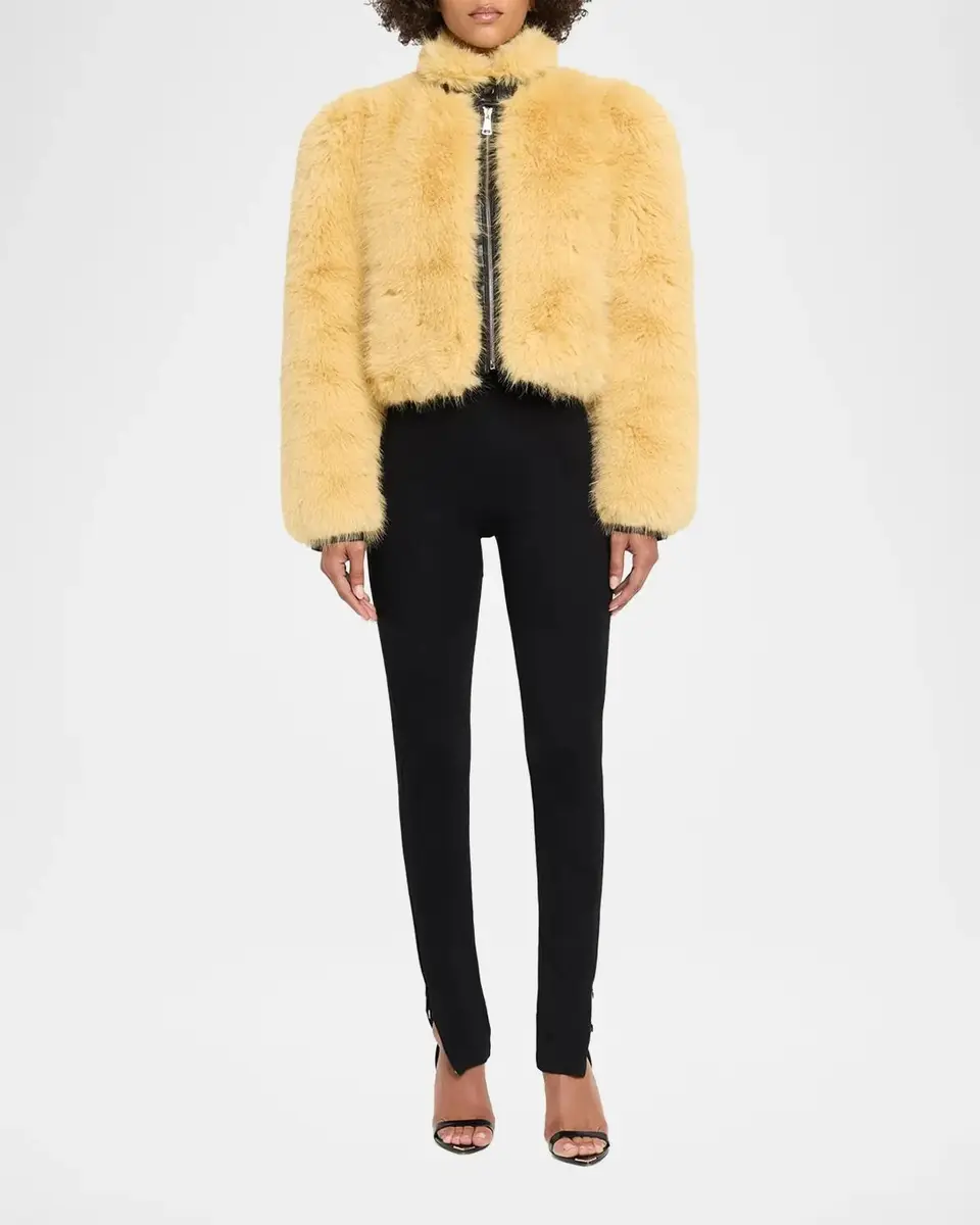 Et Ochs Finley Faux Fur and Faux Leather Combo Jacket | Thumbnail 2 Et Ochs Finley Faux Fur and Faux Leather Combo Jacket | Thumbnail 2