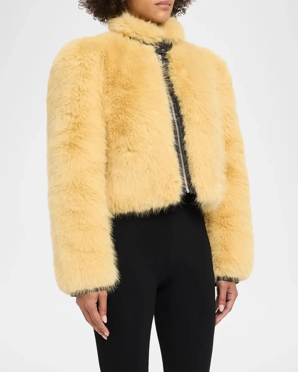 Et Ochs Finley Faux Fur and Faux Leather Combo Jacket | Thumbnail 4 Et Ochs Finley Faux Fur and Faux Leather Combo Jacket | Thumbnail 4