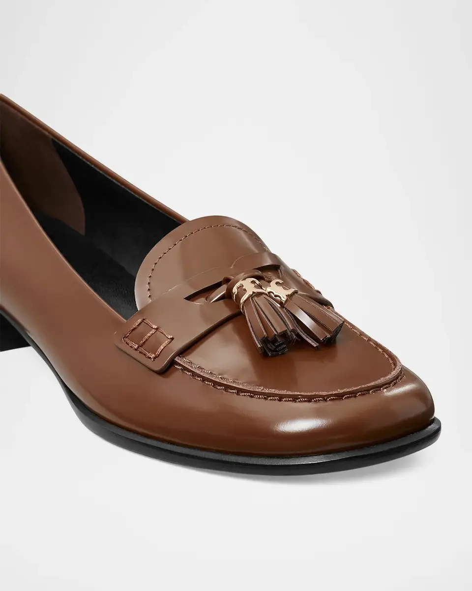 Tory Burch 30mm Leather Tassel Loafers | Thumbnail 2 Tory Burch 30mm Leather Tassel Loafers | Thumbnail 2