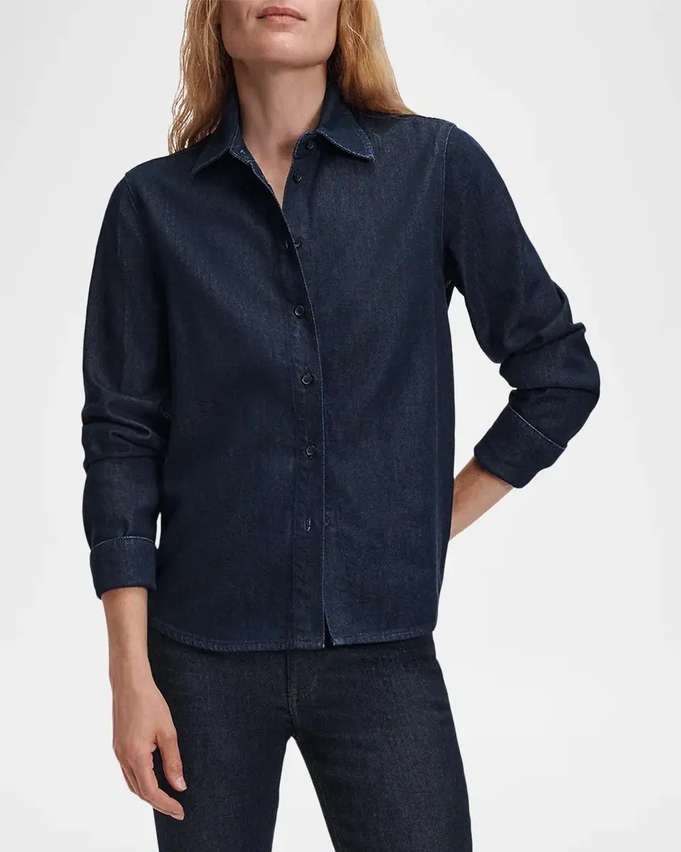 rag & bone Dayton Denim Button-Front Shirt | Thumbnail 4 rag & bone Dayton Denim Button-Front Shirt | Thumbnail 4
