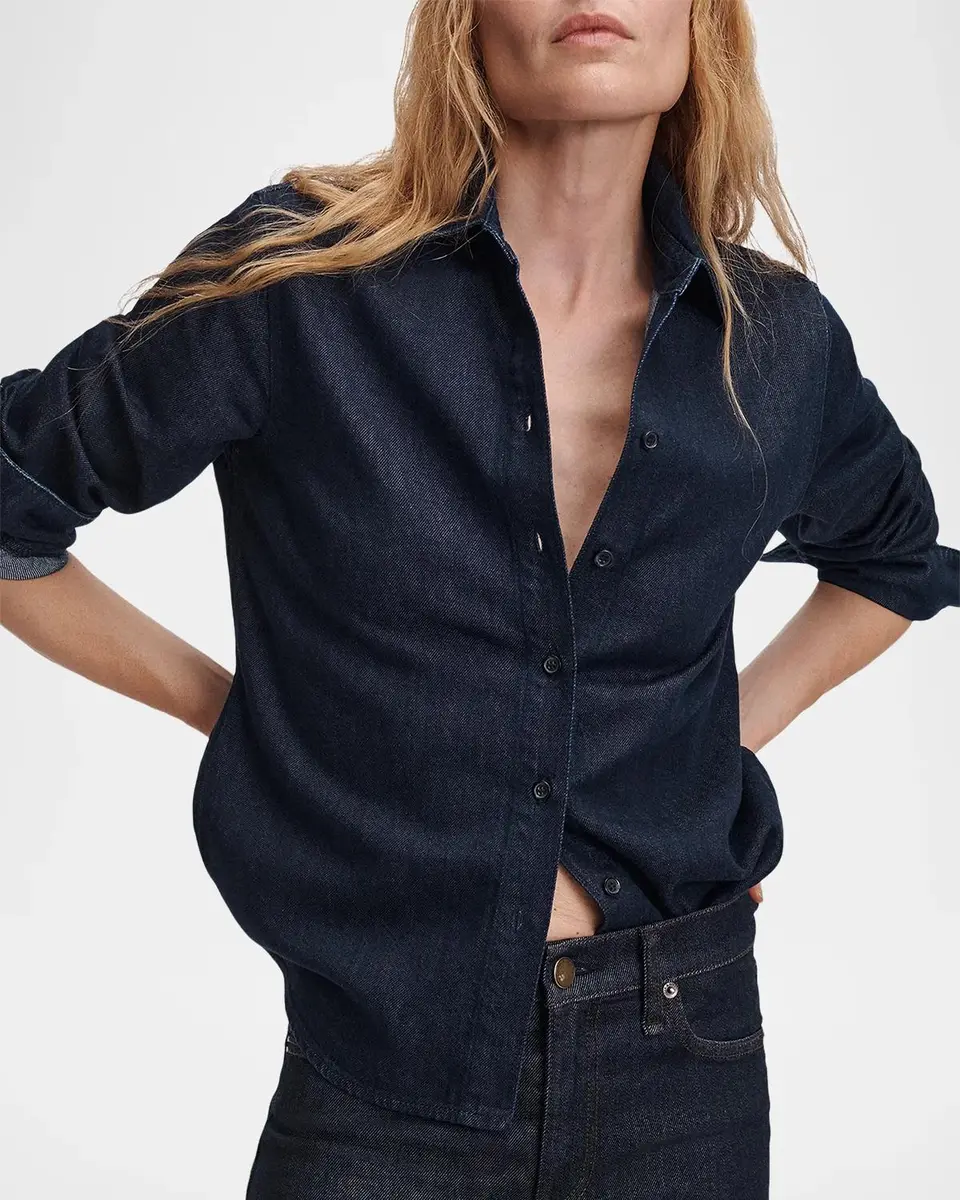 rag & bone Dayton Denim Button-Front Shirt | Thumbnail 5 rag & bone Dayton Denim Button-Front Shirt | Thumbnail 5