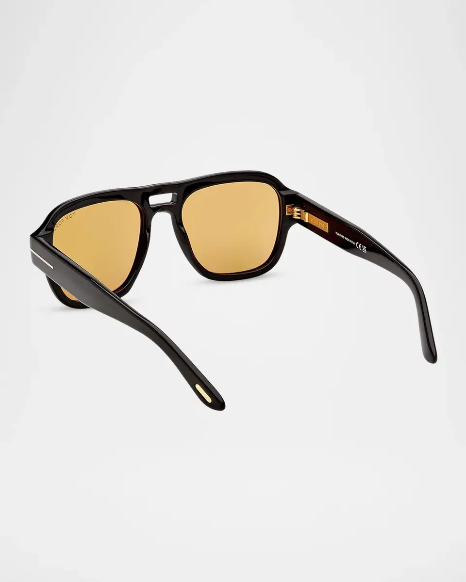 Tom Ford Men's Mason-02 Acetate Pilot Sunglasses | Thumbnail 4 Tom Ford Men's Mason-02 Acetate Pilot Sunglasses | Thumbnail 4