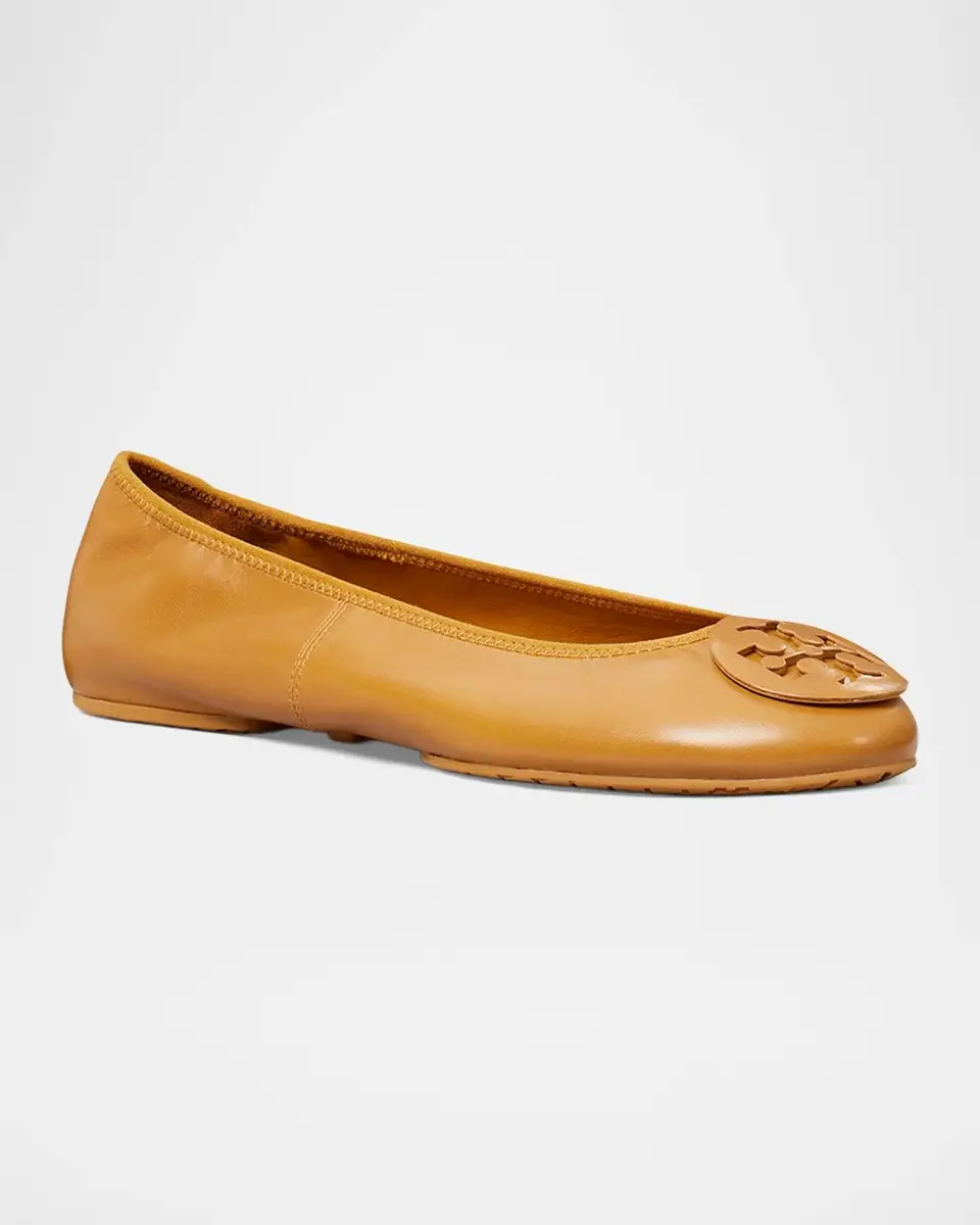 Tory Burch Reva Logo Travel Ballet Flats | Thumbnail 4 Tory Burch Reva Logo Travel Ballet Flats | Thumbnail 4