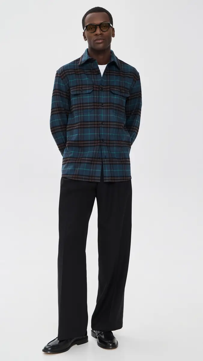Burberry Cadoc Brushed Wool Flannel Overshirt | Thumbnail 5 Burberry Cadoc Brushed Wool Flannel Overshirt | Thumbnail 5