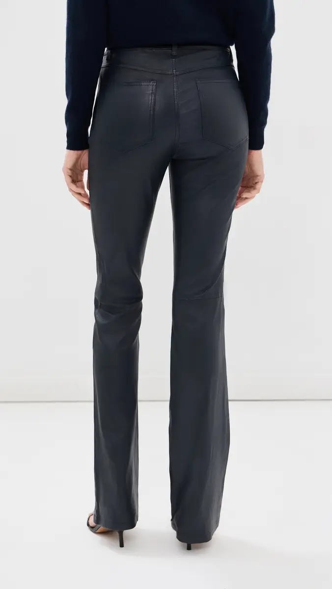 Sprwmn 5 Pocket Micro Flare Leather Pants | Thumbnail 3 Sprwmn 5 Pocket Micro Flare Leather Pants | Thumbnail 3