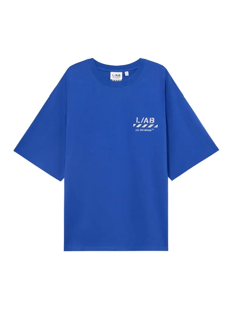 Off-White L/AB Diagonal Oversized T-Shirt