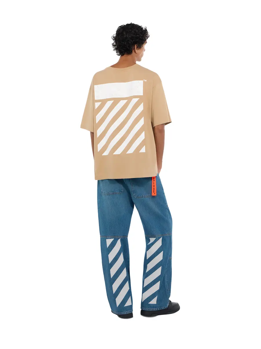 Off-White L/AB Diagonal Oversized T-Shirt | Thumbnail 4 Off-White L/AB Diagonal Oversized T-Shirt | Thumbnail 4