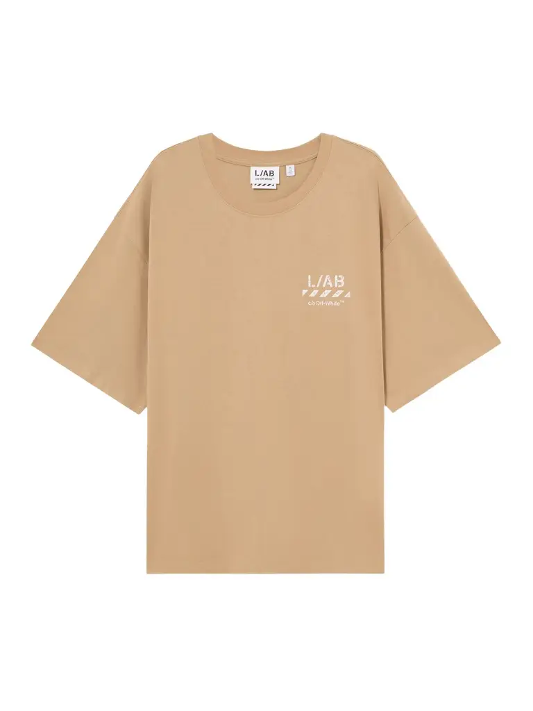 Off-White L/AB Diagonal Oversized T-Shirt