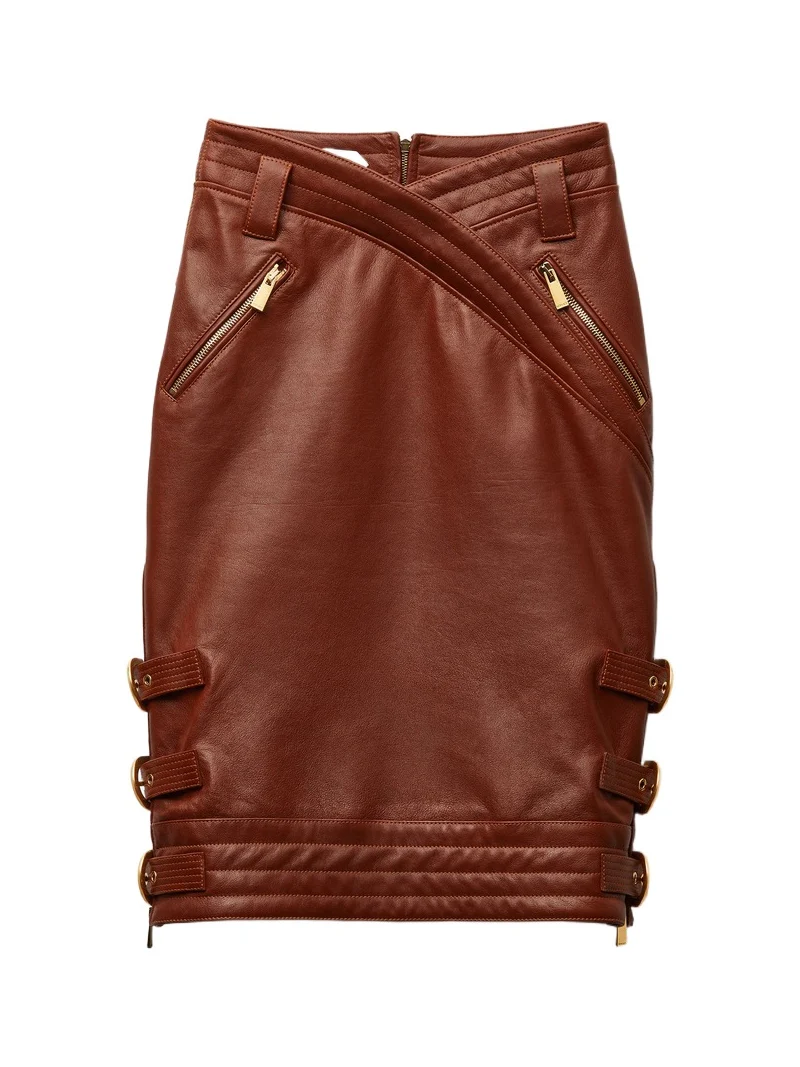 Nappa Midi Skirt Nappa Midi Skirt