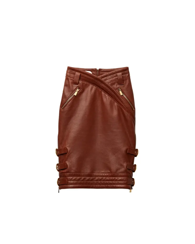 Nappa Midi Skirt Nappa Midi Skirt