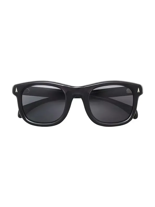Moncler Lunettes Noirr Squared Sunglasses