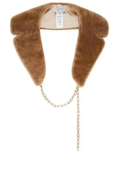 Demeter Coat Collar in Champagne Shearling Demeter Coat Collar in Champagne Shearling
