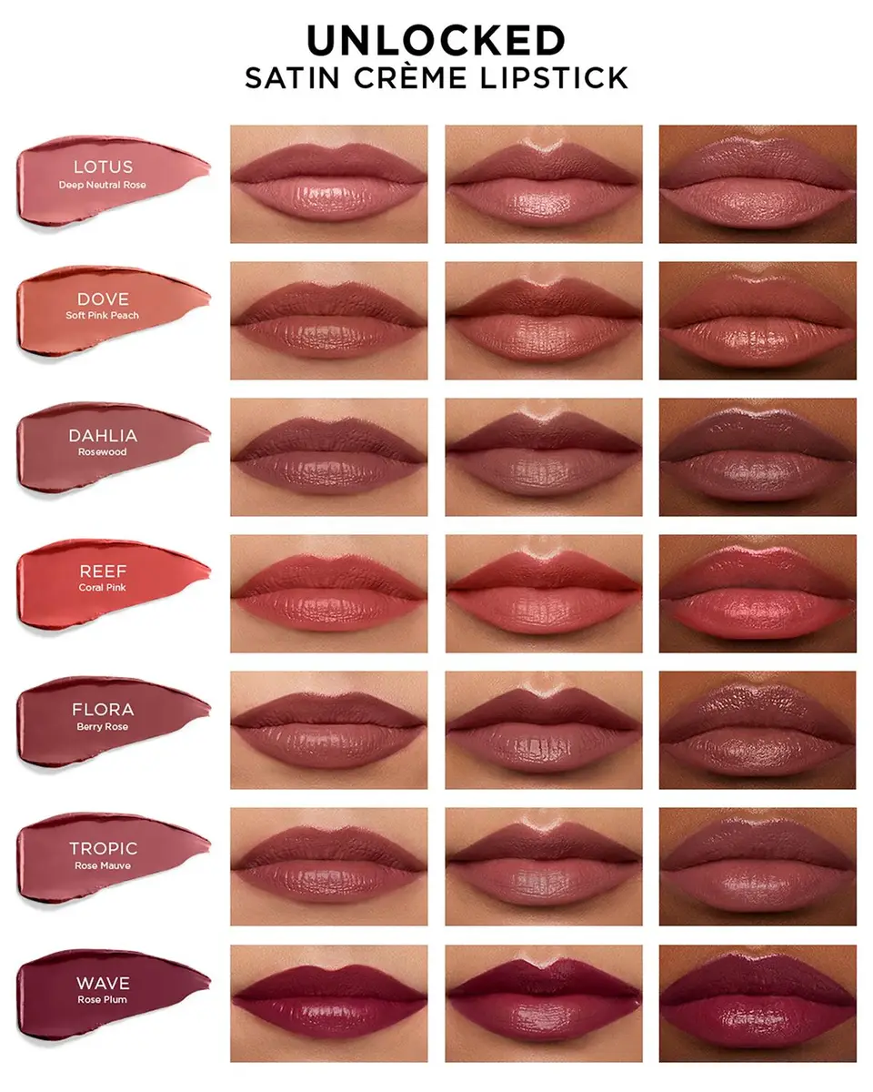 Hourglass Cosmetics Unlocked Satin Creme Lipstick | Thumbnail 3 Hourglass Cosmetics Unlocked Satin Creme Lipstick | Thumbnail 3