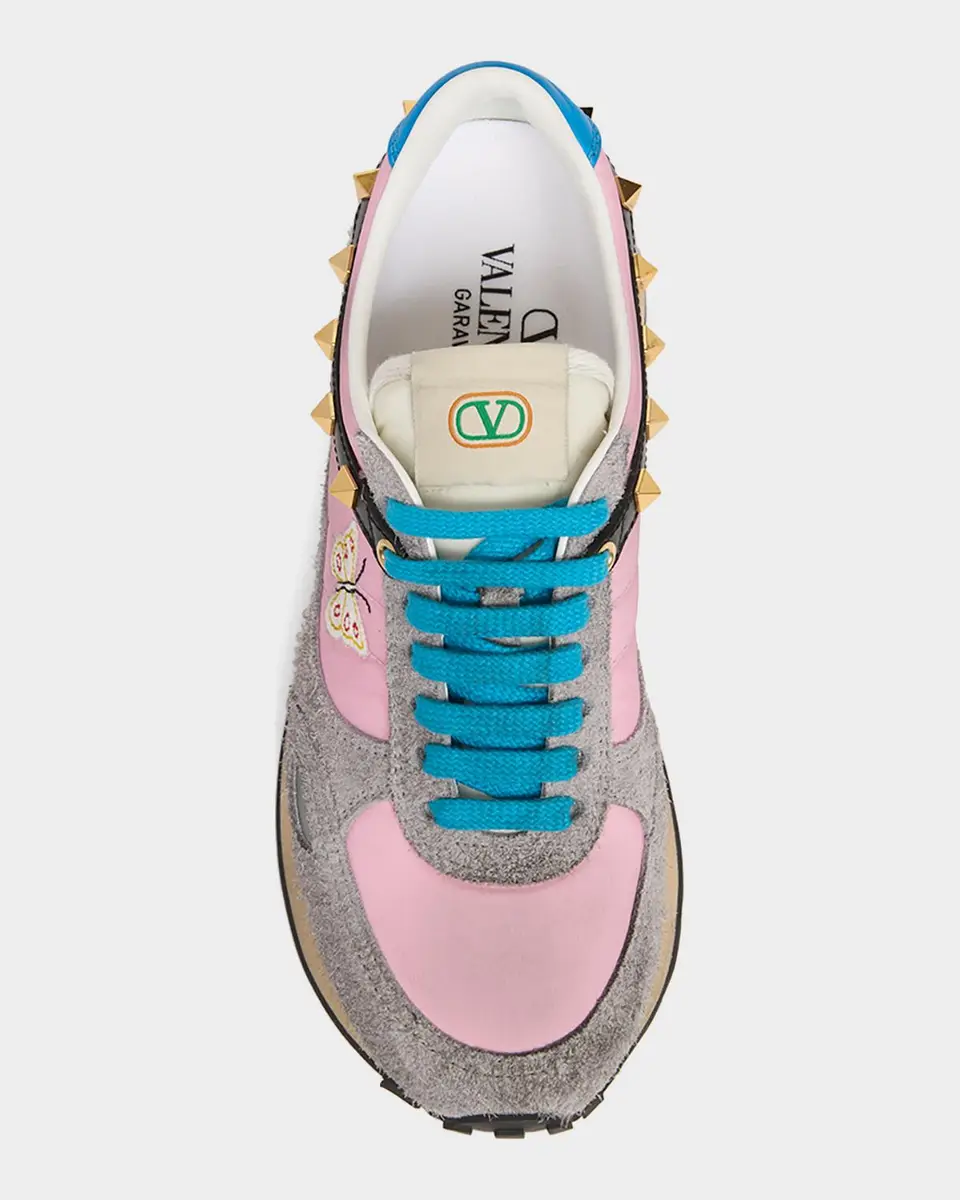 Valentino Garavani Embroidered Rockstud Low-Top Sneakers | Thumbnail 6 Valentino Garavani Embroidered Rockstud Low-Top Sneakers | Thumbnail 6