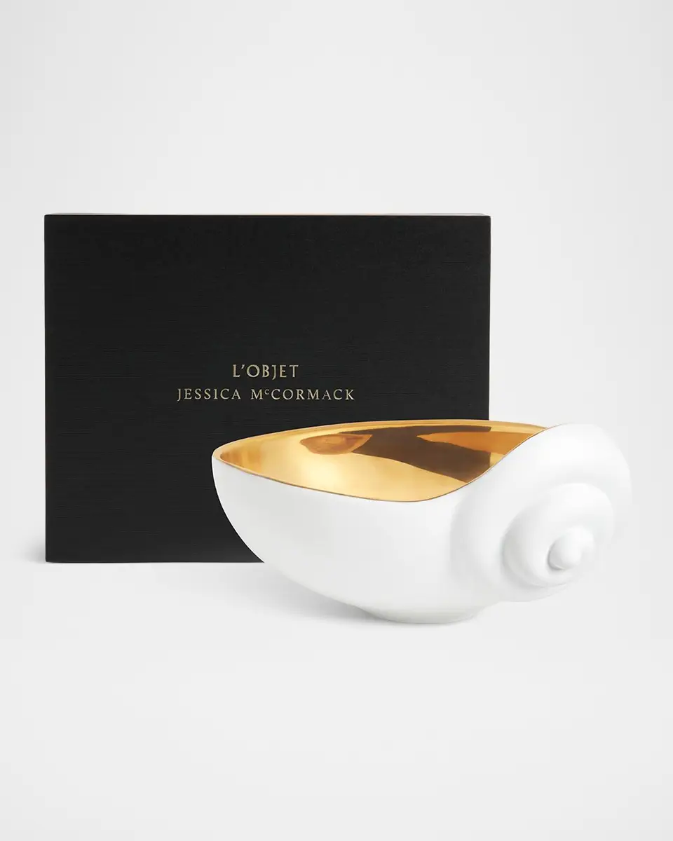 L'Objet x Jessica McCormack Shell 24K Gold-Plated Bowl, Small | Thumbnail 6